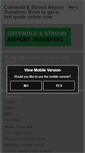 Mobile Screenshot of cotswoldandstroudairporttaxis.com